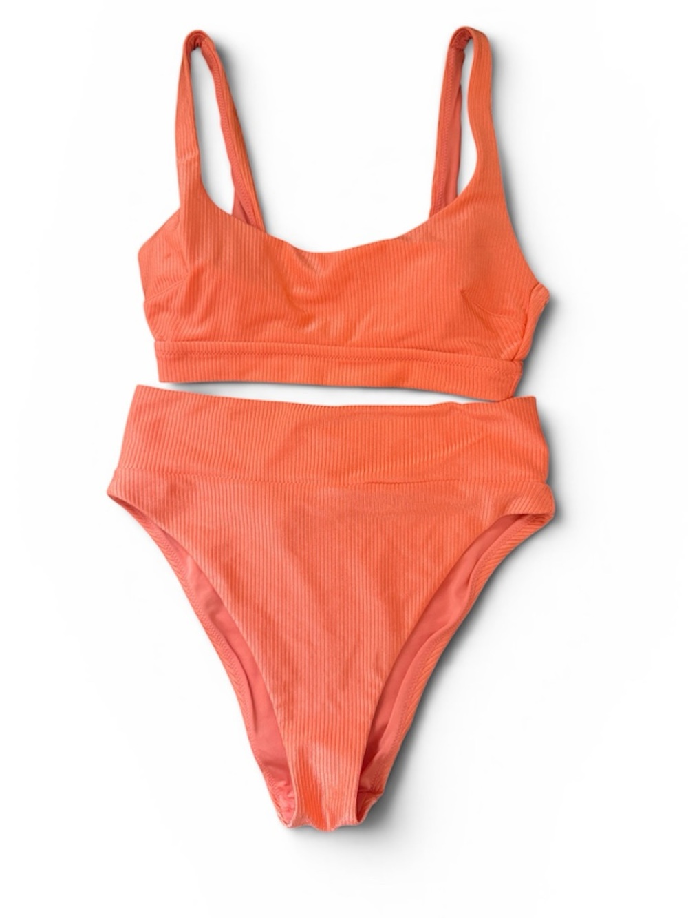 aerie Shine Ribbed Bikini Set (M)
